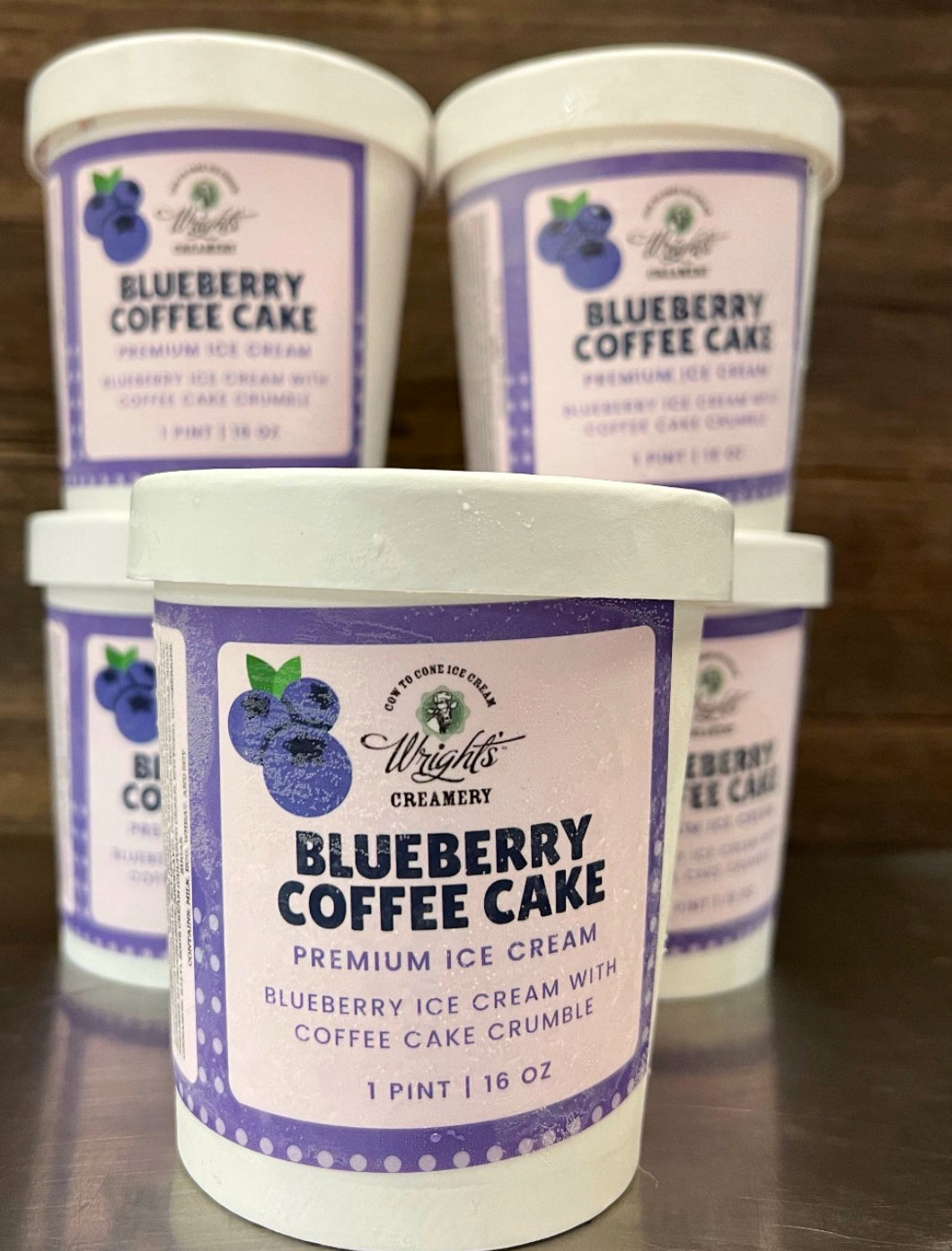 Blueberry Coffee Cake Ice Cream