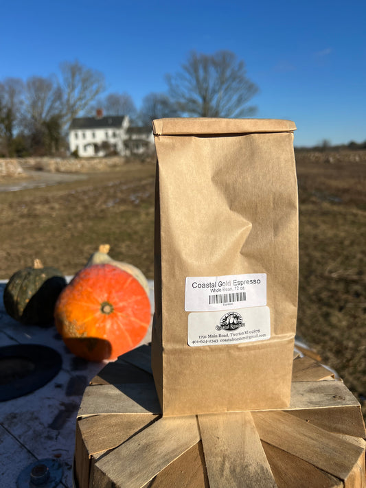Coffee, Coastal Gold Espresso, Whole Bean