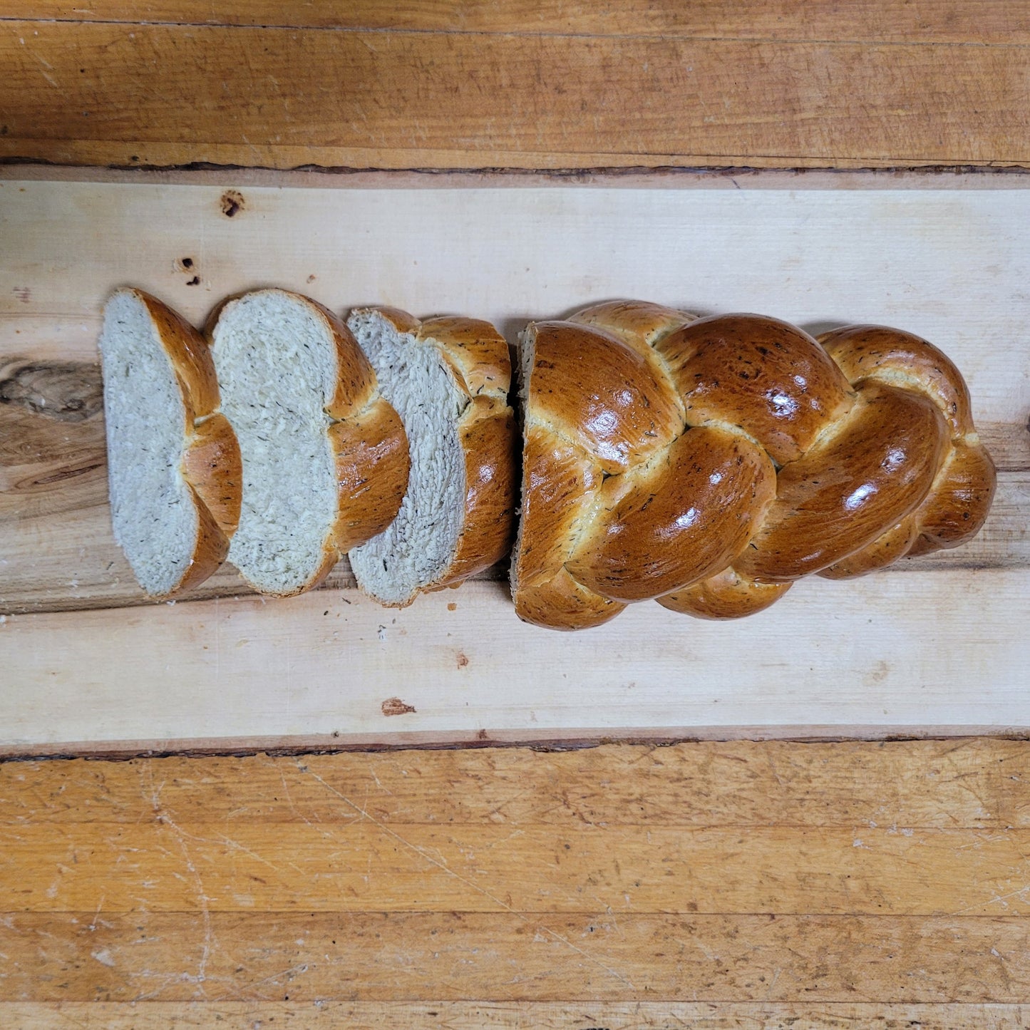 Challah, Garlic and Thyme