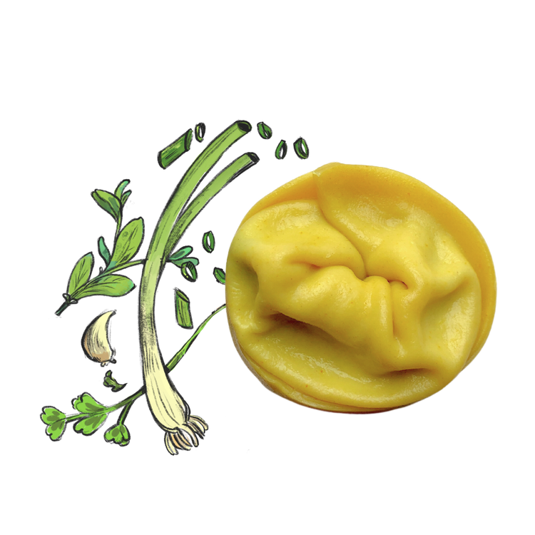 Mei Mei Dumplings, Cheddar Scallion Potato Dumplings