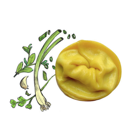 Mei Mei Dumplings, Cheddar Scallion Potato Dumplings