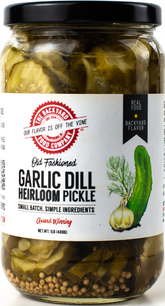 Pickles, Garlic Dill Heirloom Pickle Chips